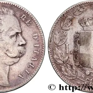 Premium ITALIE - ROYAUME D'ITALIE - HUMBERT Ier 5 Lire 1879 Rome fwo_882512 Monde