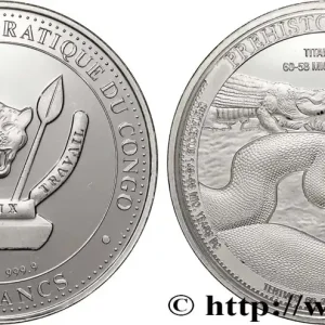 Prix Choc ARGENT D'INVESTISSEMENT 1 Oz - 20 Francs Proof Titanoboa 2023 fwo_883486 Monde