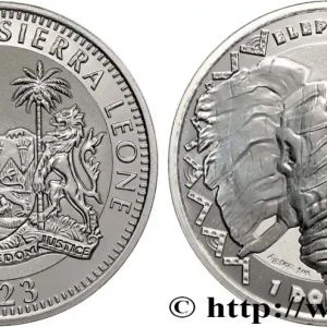 Promotion Saisonnière ARGENT D'INVESTISSEMENT 1 Oz - 1 Dollar Éléphant BIG5 2023 fwo_883554 Monde