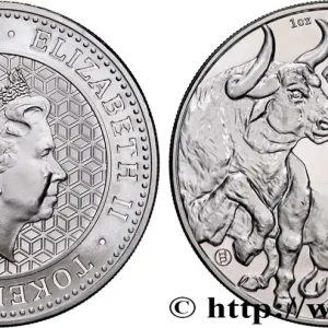 Vente Directe ARGENT D'INVESTISSEMENT 1 Oz - 5 Dollars Taureau et Ours 2022 fwo_884121 Monde