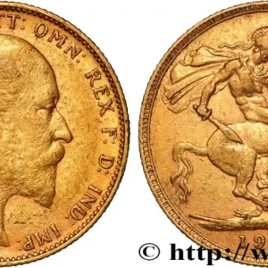 OR, PALLADIUM ET PLATINE INVESTISSEMENT 1 Souverain Edouard VII 1905 Perth fwo_884563 Monde Meilleur Choix