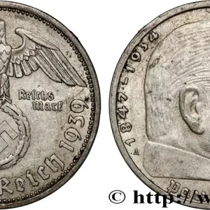 Satisfait Ou Remboursé ALLEMAGNE 2 Reichsmark Maréchal Paul von Hindenburg 1939 Berlin fwo_885459 Monde