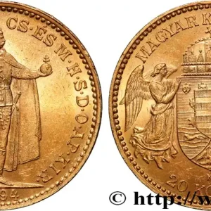 OR, PALLADIUM ET PLATINE INVESTISSEMENT 20 Korona or François-Joseph Ier 1894 Kremnitz fwo_886319 Monde Achetez Aujourd’hui