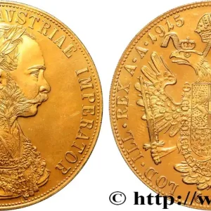 Produit De Marque OR, PALLADIUM ET PLATINE INVESTISSEMENT 4 Ducats, refrappe moderne François Joseph 1915 fwo_886989 Monde