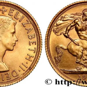 OR, PALLADIUM ET PLATINE INVESTISSEMENT 1 Souverain Élisabeth II 1958 Londres fwo_887814 Monde Premium