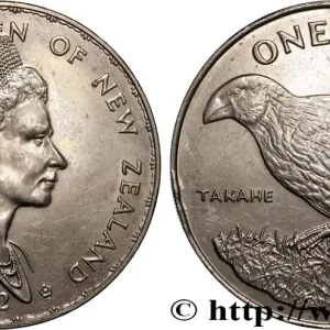 NOUVELLE-ZÉLANDE 1 Dollar Takahe (oiseau) 1982 fwo_887859 Monde Commande En Gros