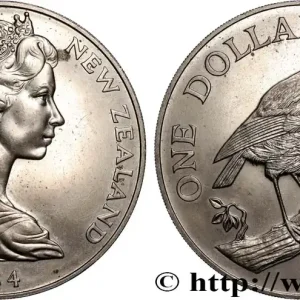 NOUVELLE-ZÉLANDE 1 Dollar Miro des Chatham 1984 Royal Australian Mint (Camberra) fwo_887860 Monde Prix Choc