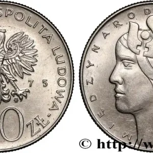 Certifié POLOGNE 20 Zlotych aigle 1975 Varsovie fwo_889149 Monde