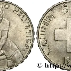 SUISSE 5 Francs 600e anniversaire de la bataille de Laupen 1939 Berne fwo_611382 Monde Exclusif