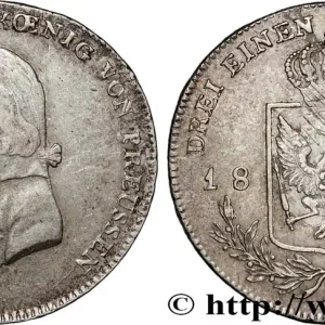 Prix Bas ALLEMAGNE - ROYAUME DE PRUSSE - FRÉDÉRIC-GUILLAUME III 1/3 Thaler 1801 Berlin fwo_886784 Monde