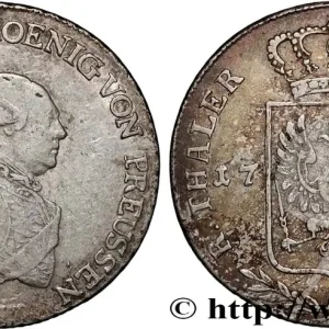 Usine Directe ALLEMAGNE - ROYAUME DE PRUSSE - FRÉDÉRIC-GUILLAUME II 1/3 Thaler 1791 Berlin fwo_886785 Monde