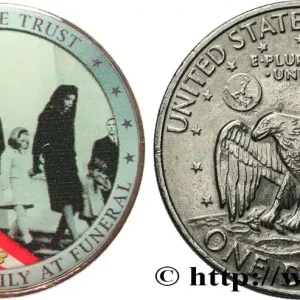 Livraison Gratuite ÉTATS-UNIS D'AMÉRIQUE 1 Dollar Eisenhower - Funérailles n.d. fwo_685449 Monde