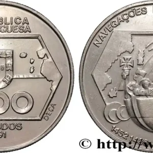 PORTUGAL 200 Escudos Navigation vers l’ouest 1991 Lisbonne fwo_705296 Monde Expédition Rapide