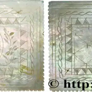 CHINE Jeton de jeux en nacre XIXe fwo_783984 Monde Garantie Incluse