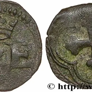 SAVOIE - DUCHÉ DE SAVOIE - CHARLES-EMMANUEL Ier Quart de sol (quarto di soldo) n.d. Aoste fwo_784833 Monde Prix Cassé