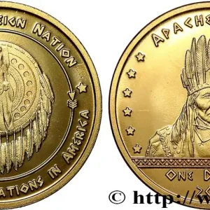 Exclusif ÉTATS UNIS D'AMÉRIQUE - Tribus Amérindiennes 1 Dollar Proof Tribus Apache 2016 fwo_790810 Monde