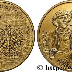 Dernier Modèle POLOGNE 2 Zlote aigle / série peintres des 19e et 20e siècles : Tadeusz Makowski (1882 - 1932) 2005 Varsovie fwo_821526 Monde