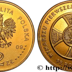 POLOGNE 2 Zlote aigle / 95e anniversaire de la création de la légion polonaise 2009 Varsovie fwo_824199 Monde Commande En Gros