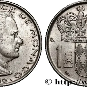 MONACO 1 Franc Rainier III 1960 Paris fwo_832116 Monde Bon Plan