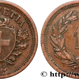 SUISSE 1 Centime (Rappen) Croix Suisse 1918 Berne fwo_836316 Monde Promotion