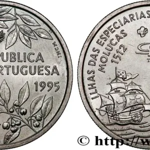 PORTUGAL 200 Escudos découverte des îles Moluques 1995 fwo_844500 Monde Authentique