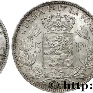 Top Qualité BELGIQUE - ROYAUME DE BELGIQUE - LÉOPOLD II 5 Francs 1869 fwo_848241 Monde