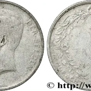 Offre Exclusive BELGIQUE 1 Frank (Franc) Albert Ier légende flamande 1912 fwo_858303 Monde