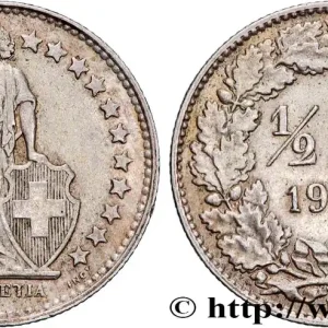 Paiement Sécurisé SUISSE 1/2 Franc Helvetia 1956 Berne fwo_858929 Monde