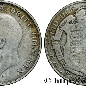 ROYAUME-UNI 1/2 Crown Georges V 1920 fwo_867026 Monde Jusqu’à Épuisement Des Stocks