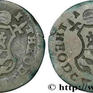 Super Prix BELGIQUE - PRINCIPAUTÉ ÉPISCOPALE DE LIÈGE 1 Liard Évéché de Liège frappe au nom de Jean-Théodore de Bavière, coins choqués n.d. fwo_868769 Monde