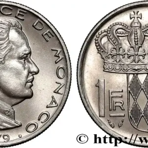 MONACO 1 Franc Rainier III 1979 Paris fwo_870207 Monde Paiement Sécurisé