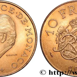 Prix Choc MONACO 10 Francs Rainier III 1978 Paris fwo_870486 Monde
