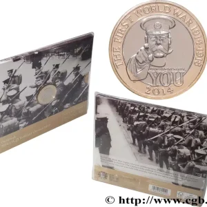 Quantité Limitée ROYAUME-UNI 2 Pounds Première Guerre mondiale 2014 fwo_870783 Monde