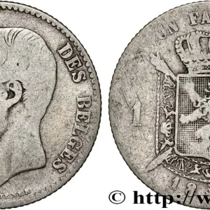 Populaire BELGIQUE 1 Franc Léopold II légende française 1867 fwo_875678 Monde