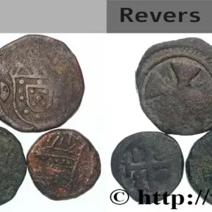 INDE PORTUGAISE Lot de 5 monnaies 1800 fwo_877494 Monde Soldes