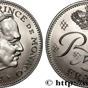 MONACO 5 Francs Rainier III 1974 Paris fwo_877560 Monde Nouvelle Collection