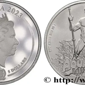 Offre Spéciale ARGENT D'INVESTISSEMENT 1 Oz - 5 Dollars Aquaman DC Comics 2023 fwo_883615 Monde