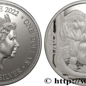 Commander Maintenant ARGENT D'INVESTISSEMENT 1 Oz - 1 Dollar Tigre et Dragon de Komodo 2022 fwo_883660 Monde