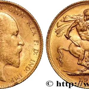 Livraison Express OR, PALLADIUM ET PLATINE INVESTISSEMENT 1 Souverain Edouard VII 1906 Melbourne fwo_886199 Monde