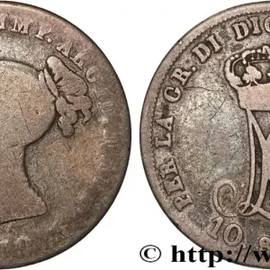 ITALIE - DUCHÉ DE PARME DE PLAISANCE ET DE GUASTALLA - MARIE-LOUISE D'AUTRICHE 10 Soldi 1830 Milan fwo_890127 Monde Nouveauté