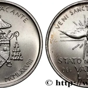 VATICAN ET ÉTATS PONTIFICAUX 500 Lire second Sede Vacante Colombe 1978 Rome fwo_890190 Monde Expédié Aujourd’hui