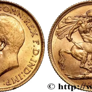 Acheter En Ligne OR, PALLADIUM ET PLATINE INVESTISSEMENT 1 Souverain Georges V 1915 Londres fwo_890440 Monde