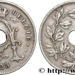 BELGIQUE 10 Centiemen (Centimes) Albert Ier 1925 fwo_890467 Monde Artisanat