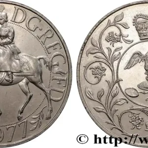 Nouvel Arrivage ROYAUME-UNI 25 New Pence jubilé d’argent d’Elisabeth II 1977 fwo_890677 Monde