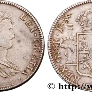 MEXIQUE - FERDINAND VII 8 Reales 1821 Guadalajara fwo_887189 Monde Must-Have
