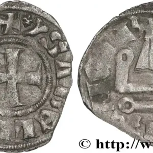 CROISADES - PRINCIPAUTÉ D'ACHAÏE - ISABELLE DE VILLEHARDOUIN Denier n.d. Glarentsa fwo_890003 Monde Prix Promo