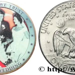 ÉTATS-UNIS D'AMÉRIQUE 1 Dollar Eisenhower - Mariage de Kennedy n.d. fwo_685505 Monde Soldes