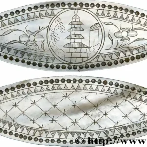 CHINE Jeton de jeux en nacre XIXe fwo_784073 Monde Certifié