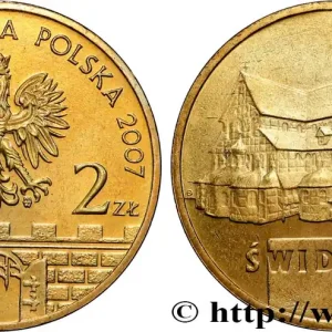 POLOGNE 2 Zlote aigle / ville de Swidnica, l'église protestante de la paix 2007 Varsovie fwo_819189 Monde Meilleure Qualité