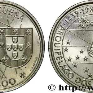 PORTUGAL 100 Escudos découverte des Açores 1989 fwo_824565 Monde Fait Main